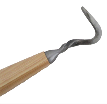 Hammered Horse Hoof Pick with Hickory Handle